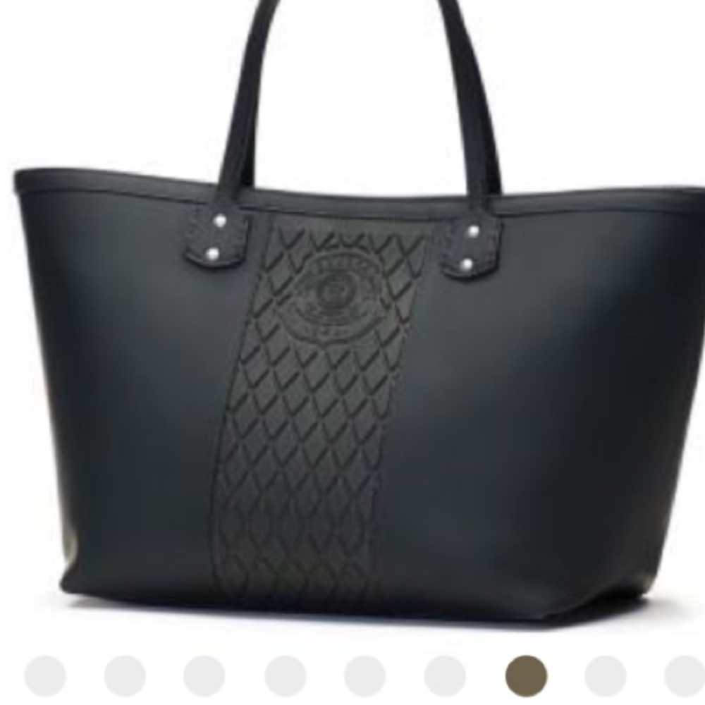 NWT - Ghurka rubberized leather tote